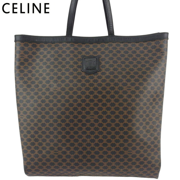 Celine macadam beige black Shoulder leather Bag - Picture 1 of 6